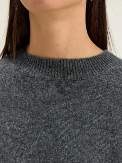 Truien|Bellerose Ganto Ronde Hals Trui Mid grey