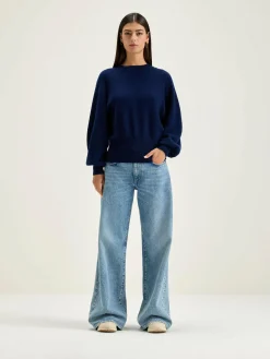 Truien|Bellerose Ganto Ronde Hals Trui Naval