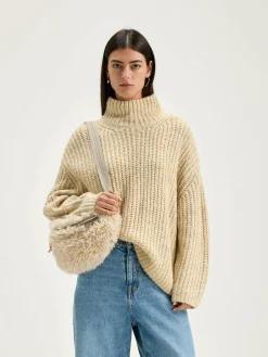 Truien|Bellerose Gap Trechterhals Trui Oatmeal