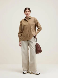 Blouses & Hemden|Bellerose Gastoo Popeline Hemd Tan