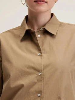 Blouses & Hemden|Bellerose Gastoo Popeline Hemd Tan