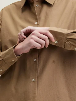 Blouses & Hemden|Bellerose Gastoo Popeline Hemd Tan