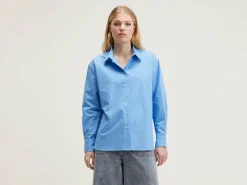 Blouses & Hemden|Bellerose Gastoo Popeline Hemd Azurine