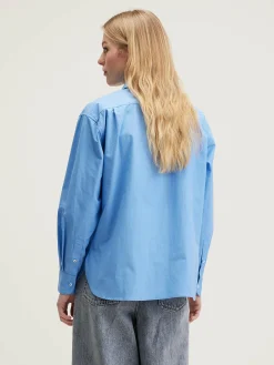 Blouses & Hemden|Bellerose Gastoo Popeline Hemd Azurine