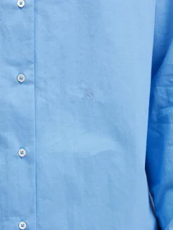 Blouses & Hemden|Bellerose Gastoo Popeline Hemd Azurine