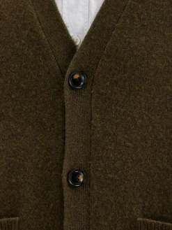 Bekijk Alles|Truien|Bellerose Geican V-hals Cardigan Military