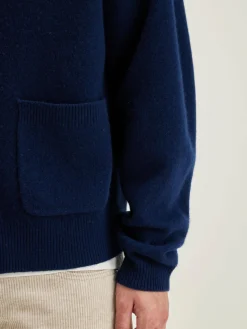 Bekijk Alles|Truien|Bellerose Geican V-hals Cardigan Naval