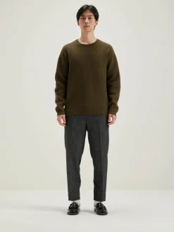 Bekijk Alles|Truien|Bellerose Geich Ronde Hals Trui Military