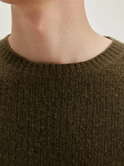 Bekijk Alles|Truien|Bellerose Geich Ronde Hals Trui Military