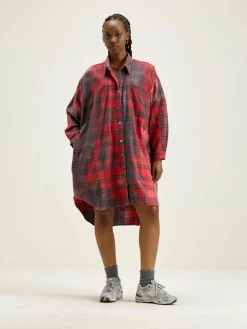 Jurken|Bellerose Genk Hemdjurk Deep well / Fire