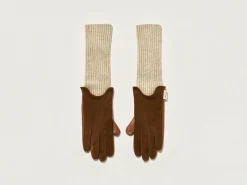 Bekijk Alles|Handschoenen|Bellerose Gia Leren Handschoenen Mahogany