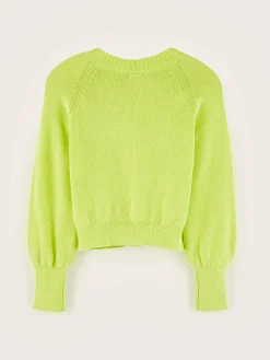 Truien|Bellerose Gimza Ronde Hals Trui Fluorine