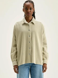 Blouses & Hemden|Bellerose Ginna Corduroy Hemd Craie