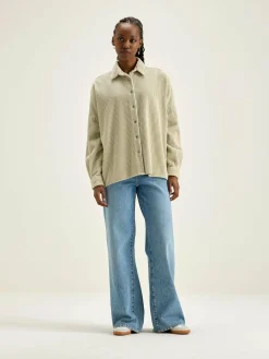 Blouses & Hemden|Bellerose Ginna Corduroy Hemd Craie