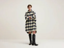 Bekijk Alles|Jurken|Bellerose Gladys Hemdjurk Blueberry / Fluo / Shell