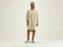 Bekijk Alles|Jurken|Bellerose Gladys Hemdjurk Craie