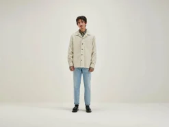 Bekijk Alles|Mantels & Jassen|Bellerose Goney Corduroy Overhemd Craie