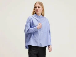 Blouses & Hemden|Bellerose Gorky Popeline Hemd Myosotis