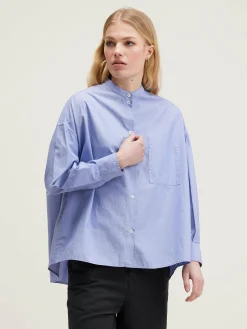 Blouses & Hemden|Bellerose Gorky Popeline Hemd Myosotis