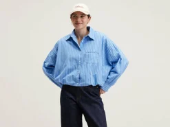 Bekijk Alles|Blouses & Hemden|Bellerose Graham Volumineus Hemd Azur