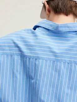 Bekijk Alles|Blouses & Hemden|Bellerose Graham Volumineus Hemd Azur