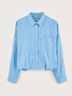 Bekijk Alles|Blouses & Hemden|Bellerose Graham Volumineus Hemd Azur