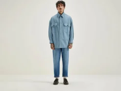 Bekijk Alles|Mantels & Jassen|Bellerose Grown Denim Overhemd Chambray