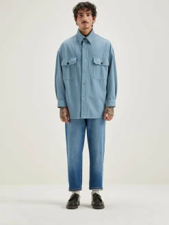 Bekijk Alles|Mantels & Jassen|Bellerose Grown Denim Overhemd Chambray