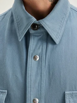 Bekijk Alles|Mantels & Jassen|Bellerose Grown Denim Overhemd Chambray