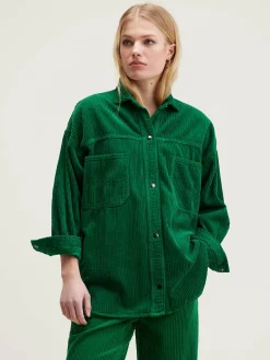 Mantels & Jassen|Bellerose Guru Corduroy Overhemd Chlorophile