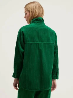 Mantels & Jassen|Bellerose Guru Corduroy Overhemd Chlorophile