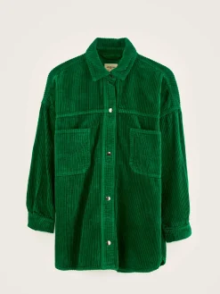 Mantels & Jassen|Bellerose Guru Corduroy Overhemd Chlorophile
