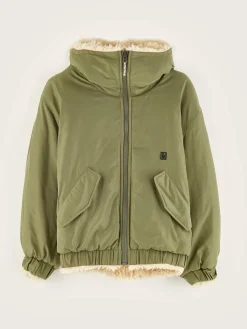 Mantels & Jassen|Bellerose Habits Bomber-stijl Jas Jeep / Oatmeal