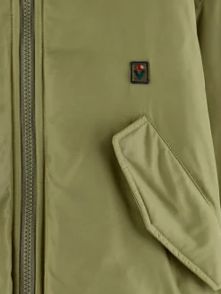 Mantels & Jassen|Bellerose Habits Bomber-stijl Jas Jeep / Oatmeal