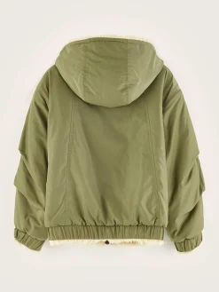 Mantels & Jassen|Bellerose Habits Bomber-stijl Jas Jeep / Oatmeal