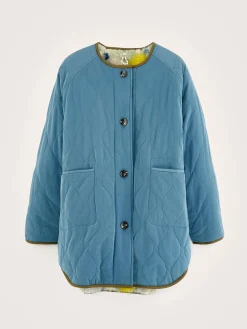 Bekijk Alles|Mantels & Jassen|Bellerose Hamon Gewatteerde Jas Blue eyes