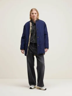 Mantels & Jassen|Bellerose Hamon Gewatteerde Jas Naval