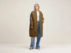 Bekijk Alles|Mantels & Jassen|Bellerose Hedge Gewatteerde Jas Tan