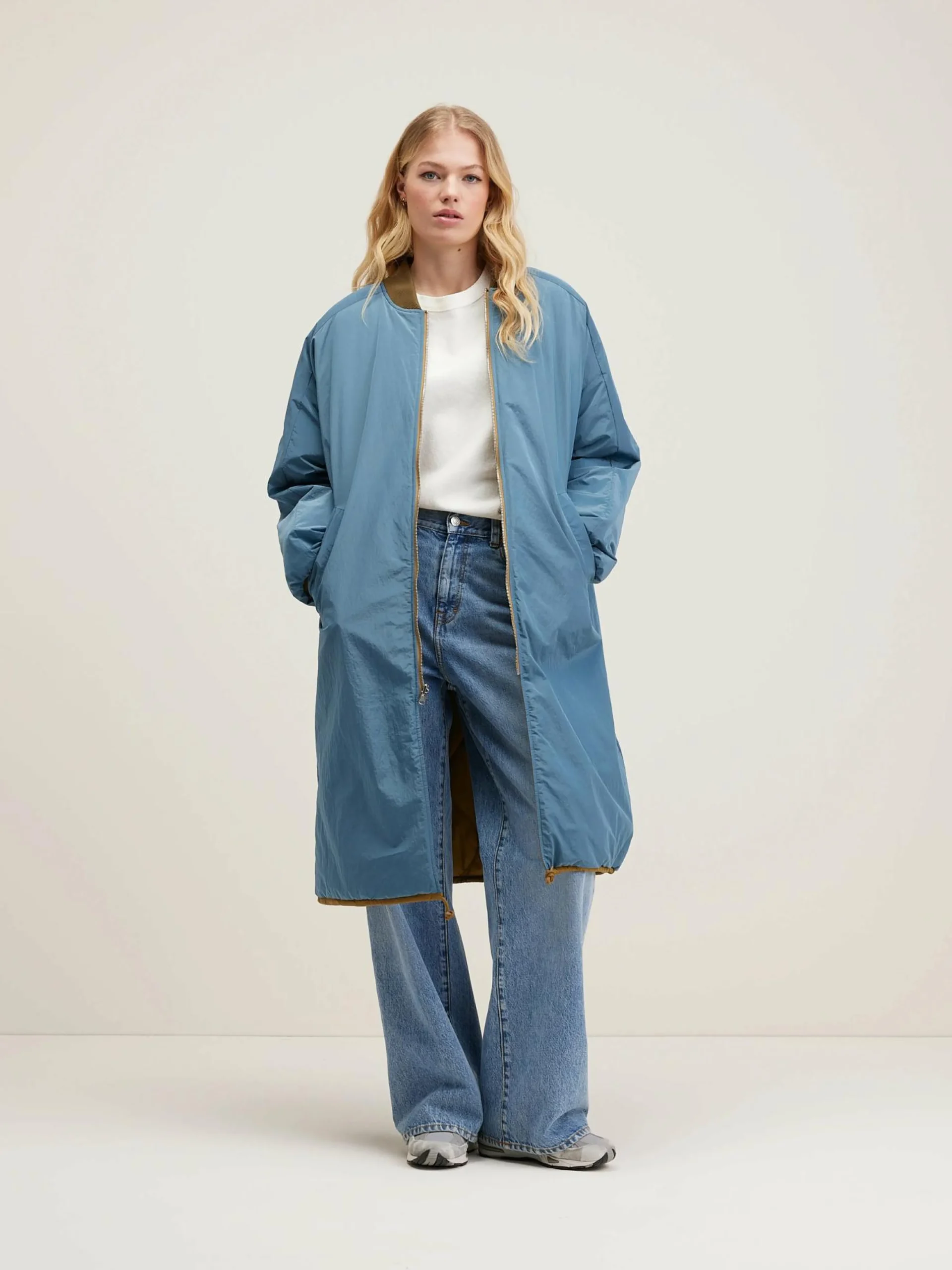 Bekijk Alles|Mantels & Jassen|Bellerose Hedge Gewatteerde Jas Tan