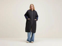 Bekijk Alles|Mantels & Jassen|Bellerose Hedge Gewatteerde Jas Black beauty