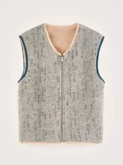 Bekijk Alles|Mantels & Jassen|Bellerose Hess Mouwloze Jas Heather grey