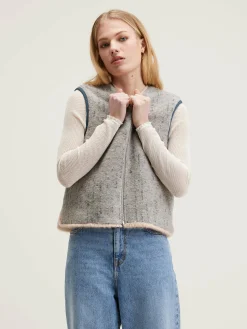 Bekijk Alles|Mantels & Jassen|Bellerose Hess Mouwloze Jas Heather grey