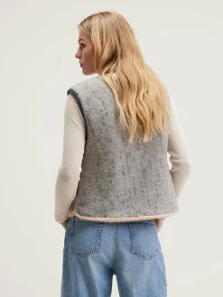 Bekijk Alles|Mantels & Jassen|Bellerose Hess Mouwloze Jas Heather grey