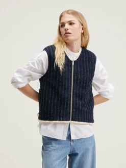 Mantels & Jassen|Bellerose Hess Mouwloze Jas Black