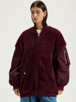 Bekijk Alles|Mantels & Jassen|Bellerose Highway Bomberjas Wine