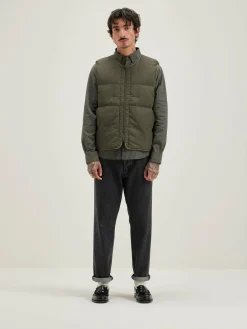 Bekijk Alles|Mantels & Jassen|Bellerose Hoch Bodywarmer Dark olive