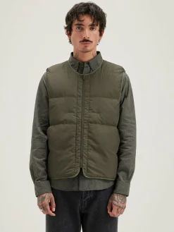 Bekijk Alles|Mantels & Jassen|Bellerose Hoch Bodywarmer Dark olive