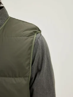 Bekijk Alles|Mantels & Jassen|Bellerose Hoch Bodywarmer Dark olive