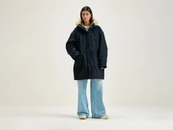 Mantels & Jassen|Bellerose Hoggar Duffel Parka Navy