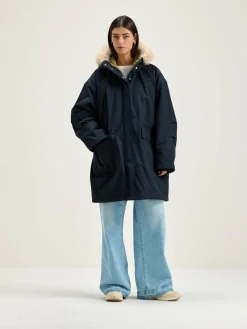 Mantels & Jassen|Bellerose Hoggar Duffel Parka Navy
